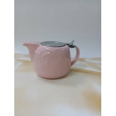 Чайник заварочный 700 мл Сердца, с ситом, цвет розовый 2311309